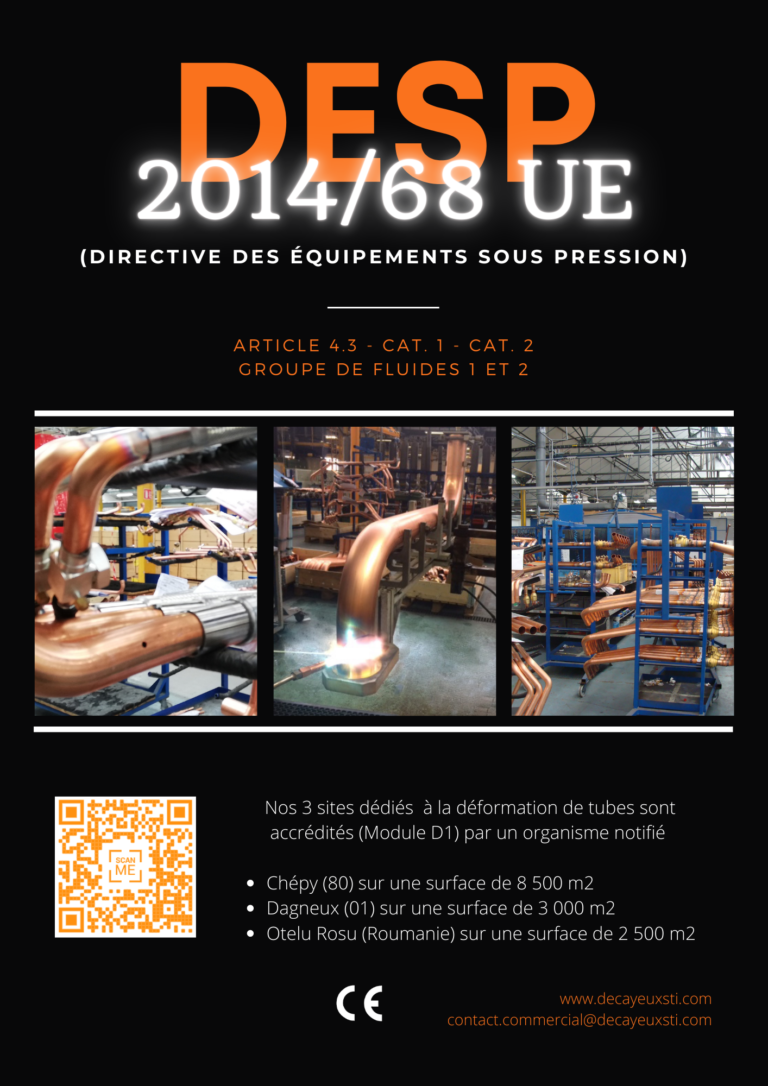 Directives des équipements sous pression et Marquage UKCA